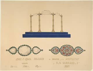 Drawing of the "Koh-I-Noor Diamond"